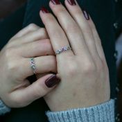 Banden van het Hart Ring [Sterling Zilver]