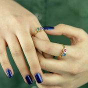 Ringe der Liebe [417er Gold]