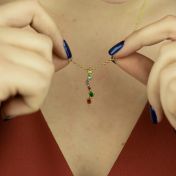 Stream of Love Necklace [Gold Plated]