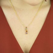 Stream of Love Necklace [Gold Plated]