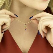 Stream of Love Necklace [Gold Plated]