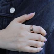 Ocean Tide Ring [Rose Gold Plated]