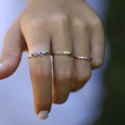 Banden van het Hart Ring [Sterling Zilver]