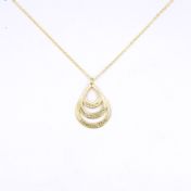 Rain Down Love Necklace [Gold Plated]