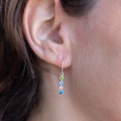 Pendientes Talisa Estrellas en Gancho [Plata de Ley]