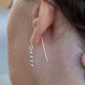 Pendientes Talisa Estrellas en Gancho [Plata de Ley]