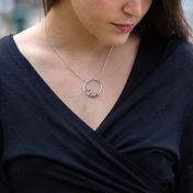 A Mother's Heart Necklace [Sterling Silver]