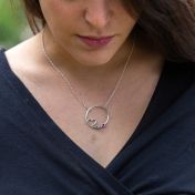 A Mother's Heart Necklace [Sterling Silver]
