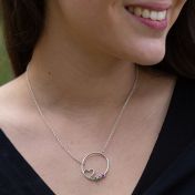 A Mother's Heart Necklace [Sterling Silver]