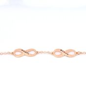 Bracciale Infinito [Placcato Oro Rosa 18kt]