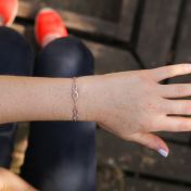 Bracciale Infinito [Placcato Oro Rosa 18kt]