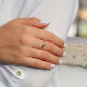 Anillo Inicial 3D [Bañado en Oro de 18K]