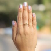 Anillo Inicial 3D [Bañado en Oro de 18K]