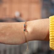 Talisa Sterne Geburtsstein-Armband [583er Gold]