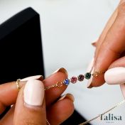 Talisa Sterne Geburtsstein-Armband [750er vergoldet]