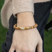 Jasper Women Name Bracelet [Gold Plated]