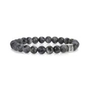 Pulsera de Hombre Clásica de Labradorita - Plata de Ley