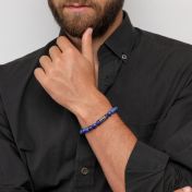 Lapis Lazuli Hamsa Men Bracelet