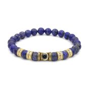 Herzensbindungen Armband aus Howlith [Sterlingsilber]