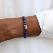 Family Tree Women Bracelet With Lapis Lazuli Stones [Silver]