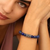 Ties Of The Heart Lapis Lazuli Bracelet [Silver]