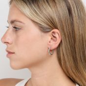 Bold Hoop Earrings - Large [Sterling Silver]
