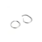 Bold Hoop Earrings - Large [Sterling Silver]