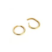 Bold Hoop Earrings - Large [18K Gold Vermeil]