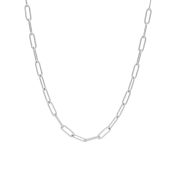 Klassische Paperclip Kette [Sterlingsilber]