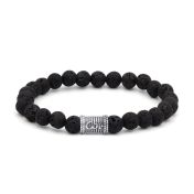 Lava Stone Om Men Bracelet