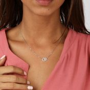 Linked Circles Necklace [Sterling Silver]