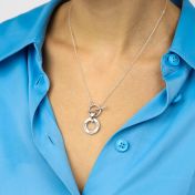 Für Immer Verbunden Kette mit Gravur [Klassiche Kette / Sterlingsilber]