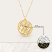 Collar Talisa con Mapa [Oro Vermeil de 18K]