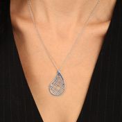 Threads Of Life Map Necklace [Silver]