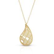Lebenswege Karten Kette [750er Gold Vermeil]