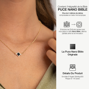 Collier Maria avec Nano Bible - Vermeil 18ct