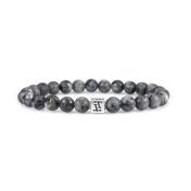 Pulsera de Hombre Clásica de Labradorita - Plata de Ley