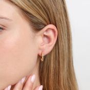 Bold Hoop Earrings - Medium [18K Gold Plated]