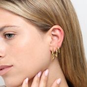Bold Hoop Earrings - Medium [18K Gold Plated]