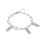 Melissa Name Bracelet [Sterling Silver]