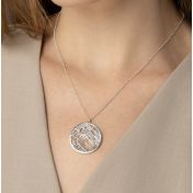 Collana con Mappa dei Punti Preziosi [Argento 925]