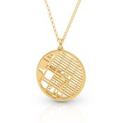 Talisa Map Necklace [18K Gold Plated]