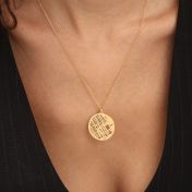 Collana con Mappa dei Punti Preziosi [Oro Vermeil 18 Carati]