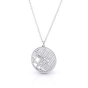 Collana con Mappa dei Punti Preziosi [Argento 925]