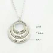 Collar Redondo Brillo de Luna [Plata de Ley]