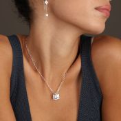 Mirella Ankerkette mit Sternzeichen Charms [Sterlingsilber] 