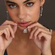 Mirella Ankerkette mit Sternzeichen Charms [Sterlingsilber] 