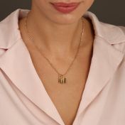 Mirella Ankerkette mit Sternzeichen Charms [750er Gold Vermeil] 