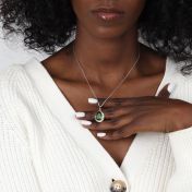 Collier Mommy Mel avec Prénoms [Argent 925] 