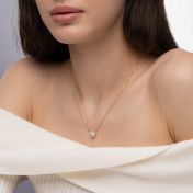 Mother’s Star Necklace with Moissanite [18K Gold Vermeil]